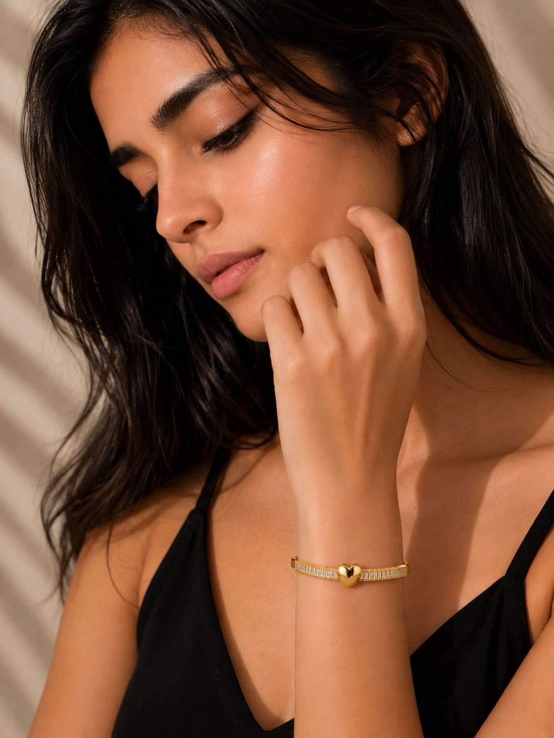 Luna Heart Crystal Bracelet