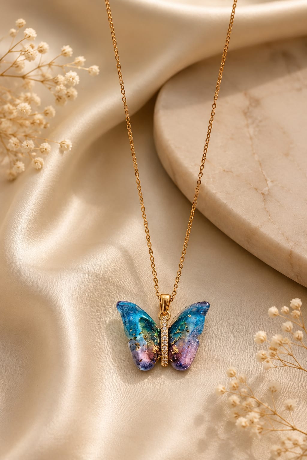 Butterfly Pendant Necklace