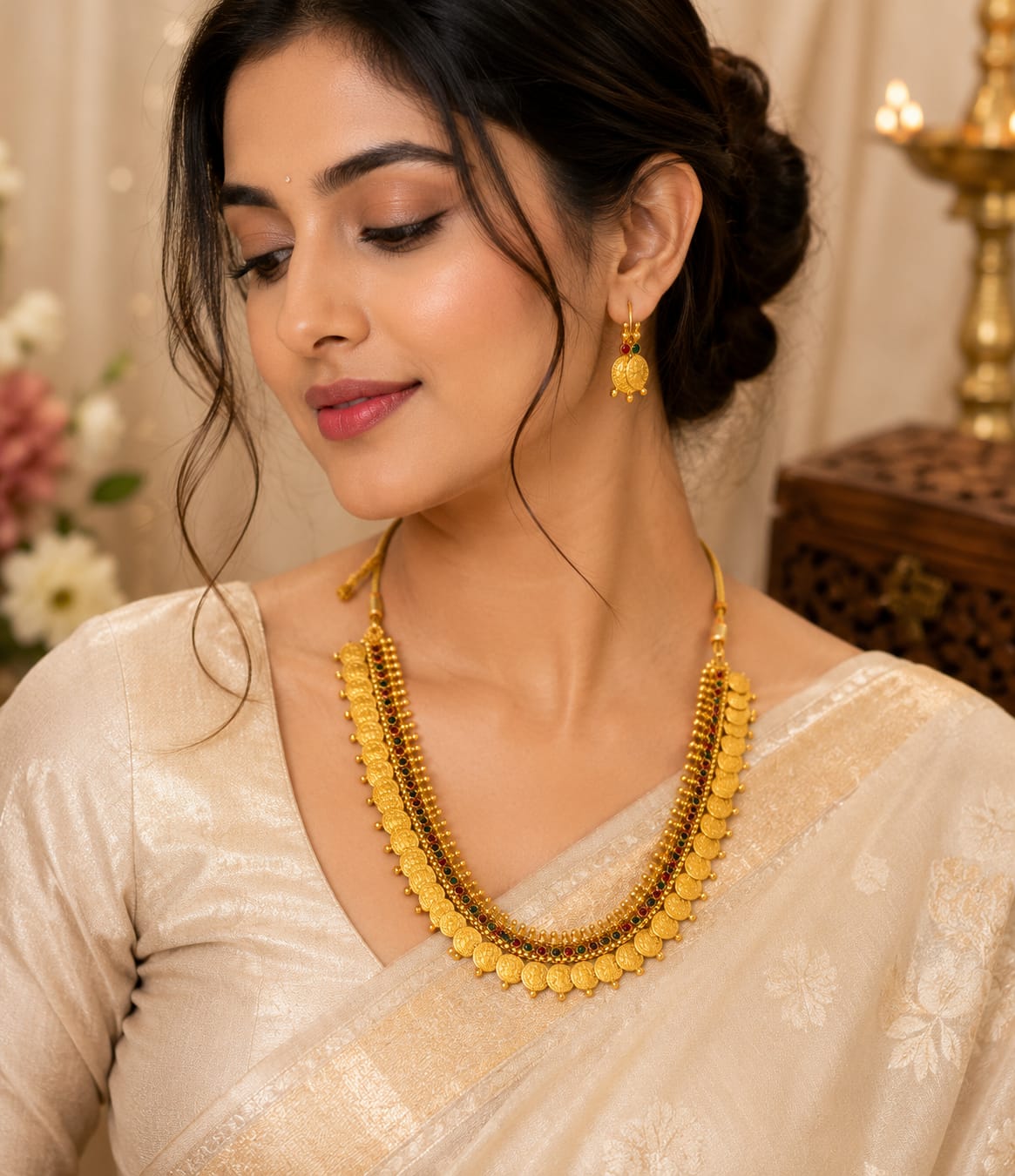 Traditional Coin Necklace Set