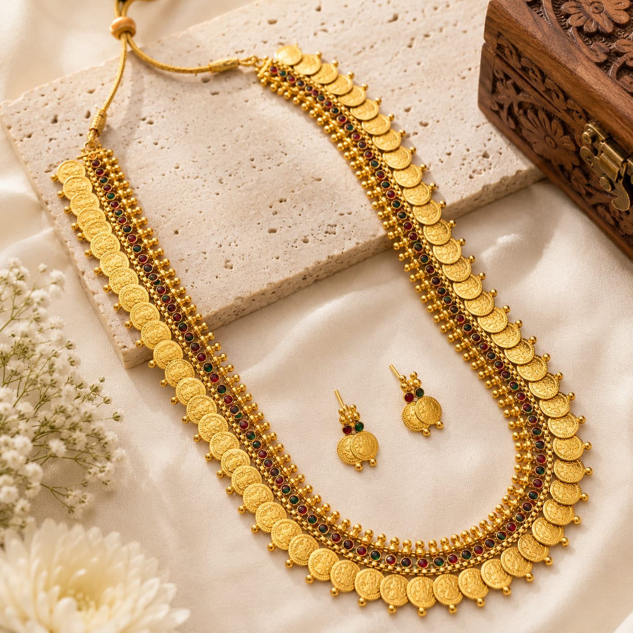 Traditional Coin Necklace Set