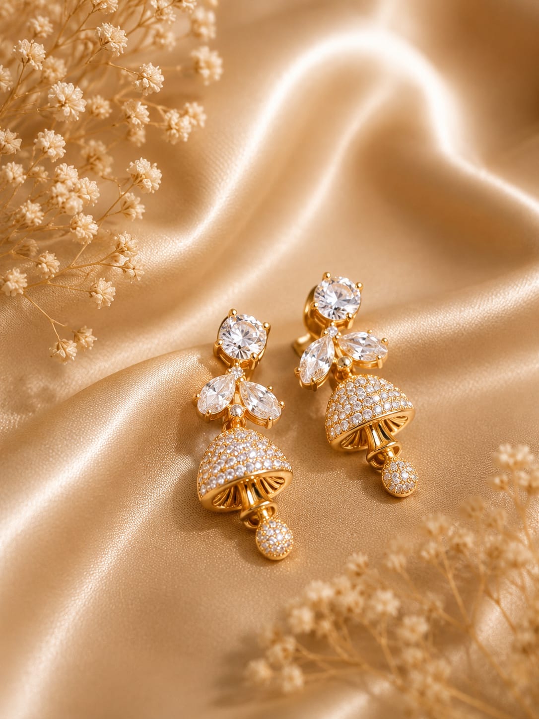 Royal Bloom Jhumka Earrings